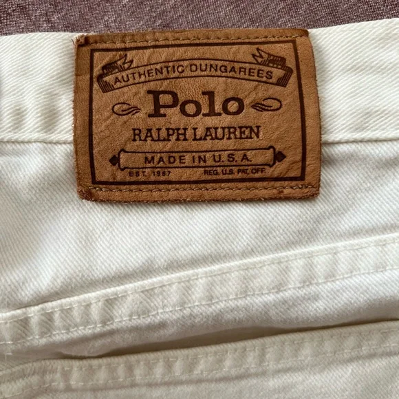 Ralph Lauren White Polo Dungarees - Picture 4 of 7